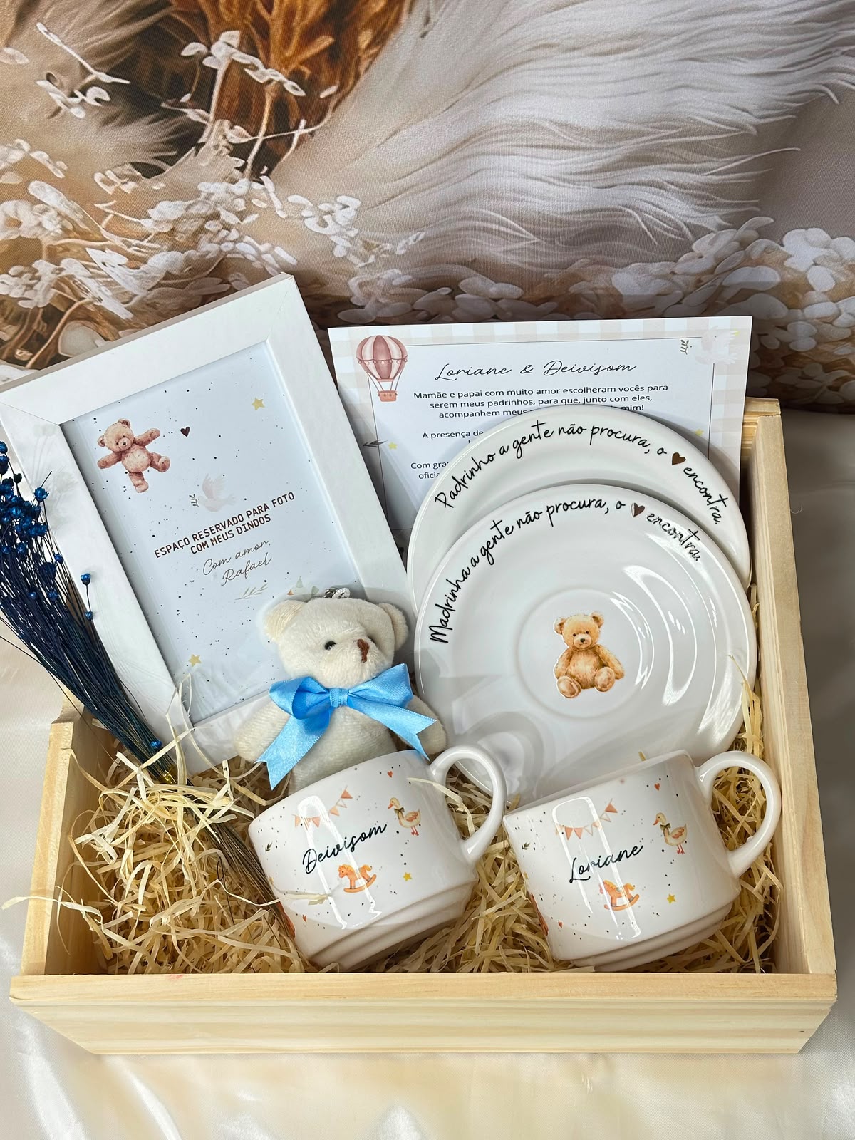 Kit Afeto com Xícaras e Pires